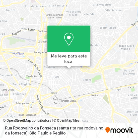 Rua Rodovalho da Fonseca (santa rita rua rodovalho da fonseca) mapa