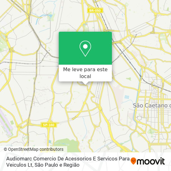 Audiomarc Comercio De Acessorios E Servicos Para Veiculos Lt mapa