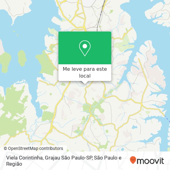 Viela Corintinha, Grajau São Paulo-SP mapa