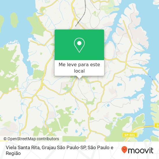 Viela Santa Rita, Grajau São Paulo-SP mapa