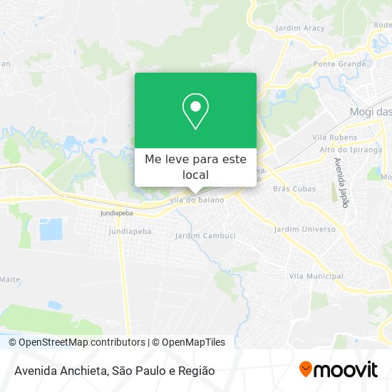 Avenida Anchieta mapa