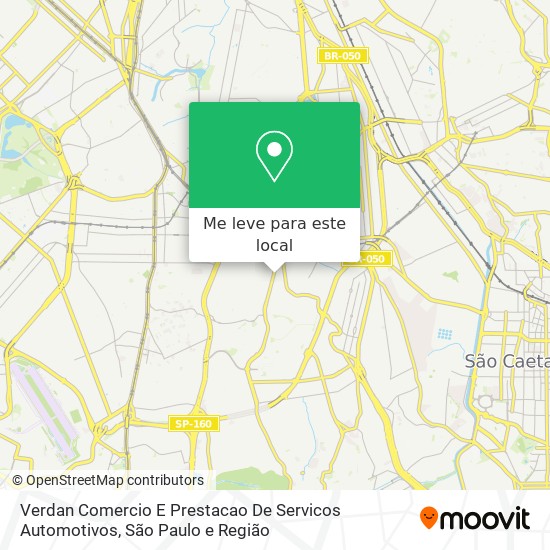 Verdan Comercio E Prestacao De Servicos Automotivos mapa