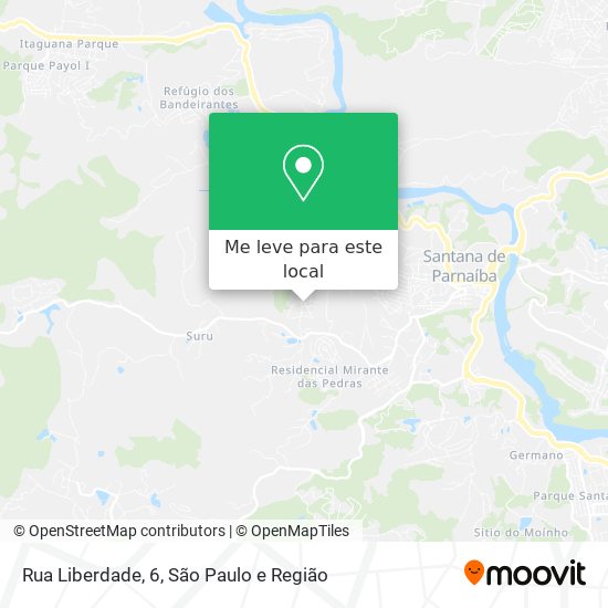 Rua Liberdade, 6 mapa