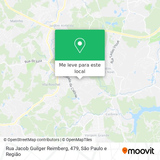 Rua Jacob Guilger Reimberg, 479 mapa