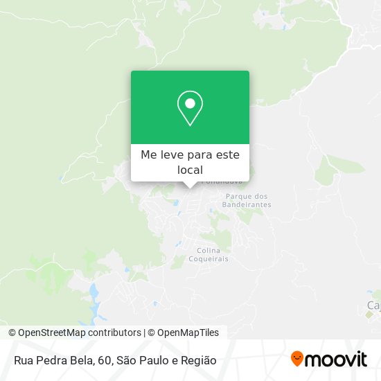 Rua Pedra Bela, 60 mapa