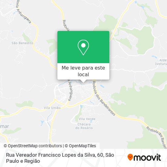 Rua Vereador Francisco Lopes da Silva, 60 mapa