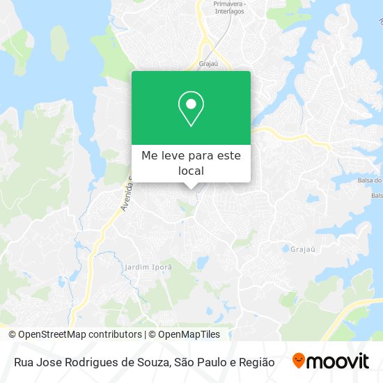 Rua Jose Rodrigues de Souza mapa