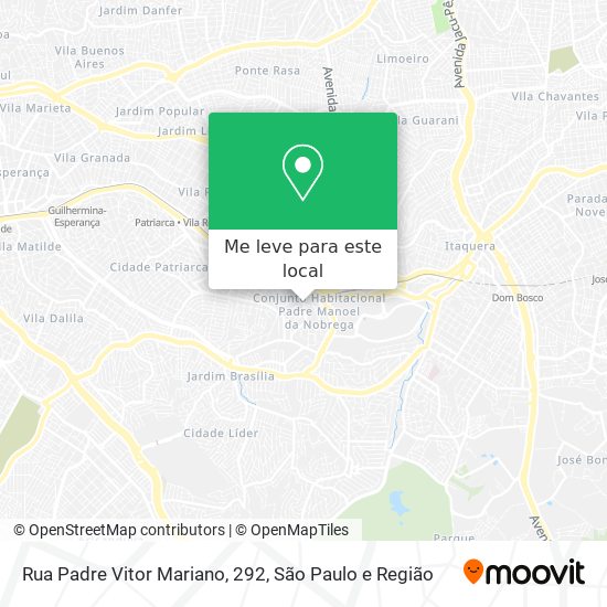 Rua Padre Vitor Mariano, 292 mapa