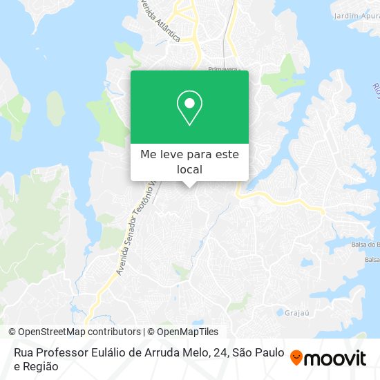 Rua Professor Eulálio de Arruda Melo, 24 mapa