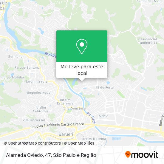 Alameda Oviedo, 47 mapa
