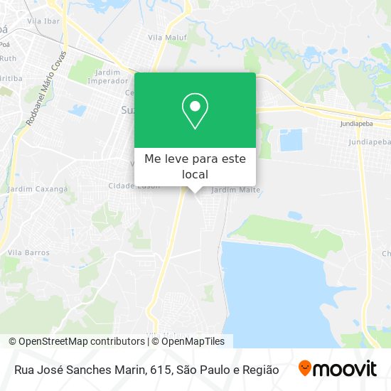 Rua José Sanches Marin, 615 mapa