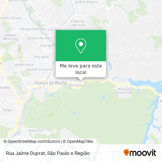 Rua Jaime Duprat mapa