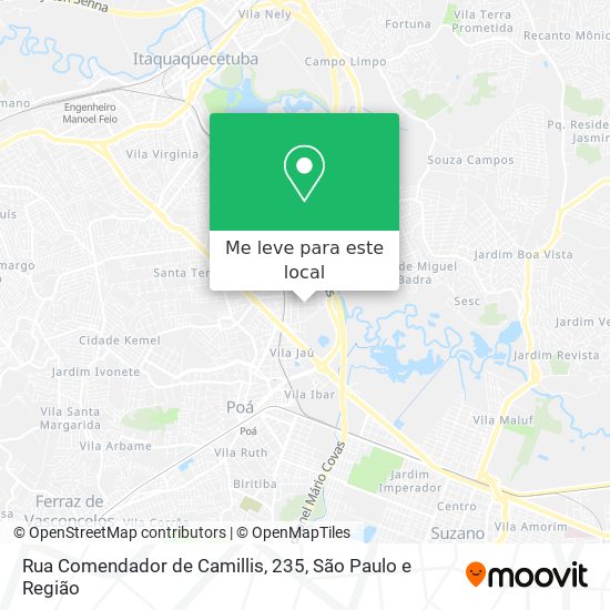 Rua Comendador de Camillis, 235 mapa