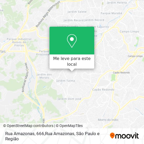 Rua Amazonas, 666,Rua Amazonas mapa