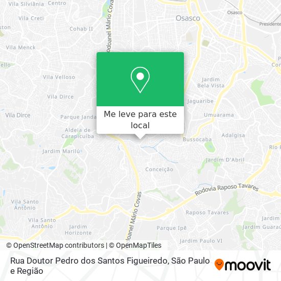 Rua Doutor Pedro dos Santos Figueiredo mapa