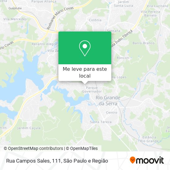 Rua Campos Sales, 111 mapa