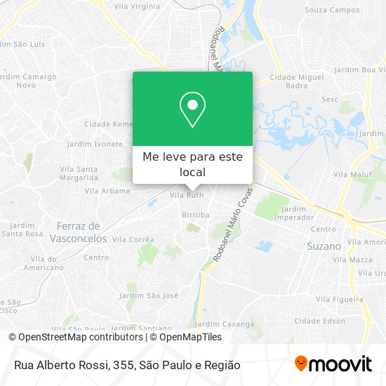 Rua Alberto Rossi, 355 mapa