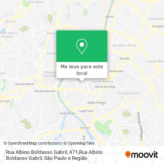 Rua Albino Boldasso Gabril, 471,Rua Albino Boldasso Gabril mapa