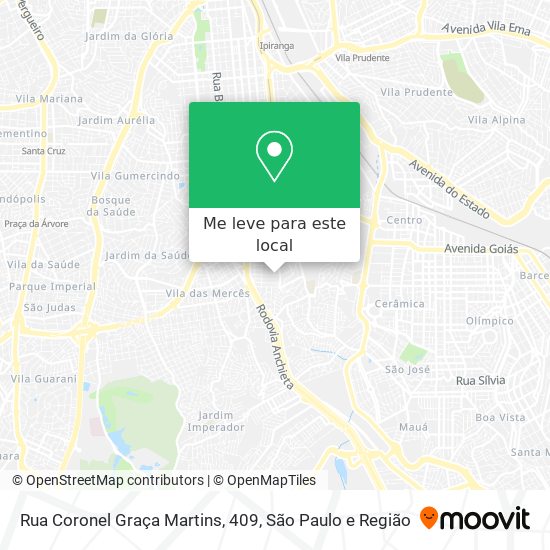 Rua Coronel Graça Martins, 409 mapa