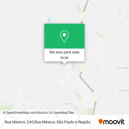 Rua México, 240,Rua México mapa