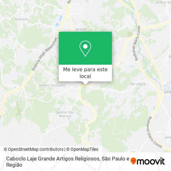 Caboclo Laje Grande Artigos Religiosos mapa
