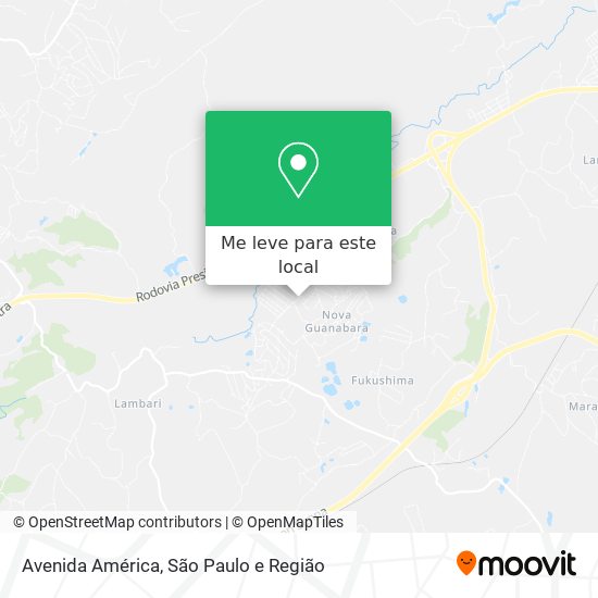Avenida América mapa