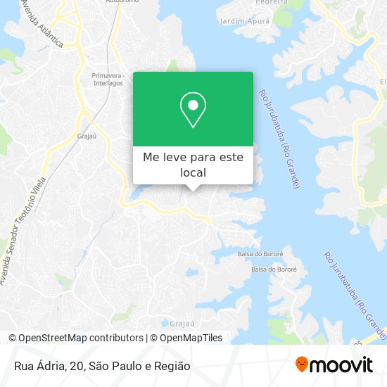 Rua Ádria, 20 mapa