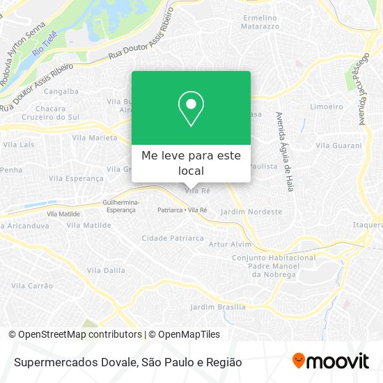 Supermercados Dovale mapa