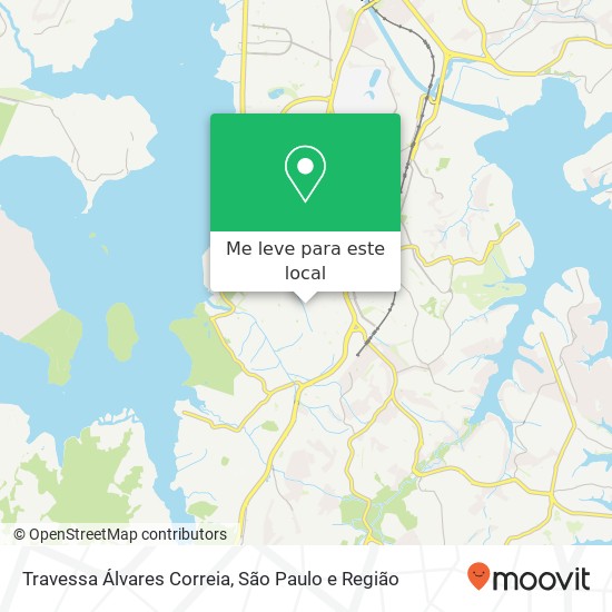 Travessa Álvares Correia, Cidade Dutra São Paulo-SP mapa