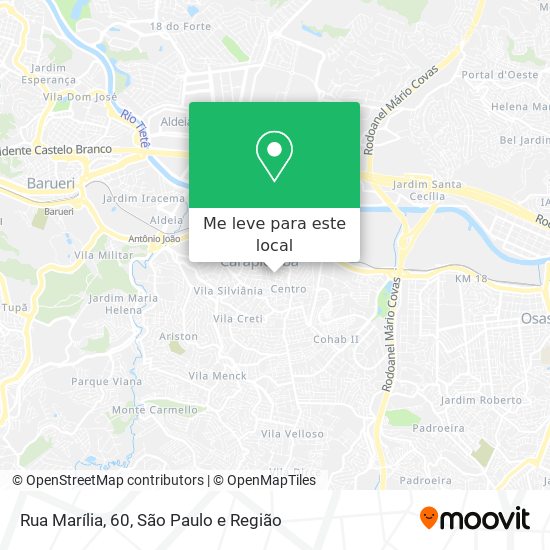 Rua Marília, 60 mapa