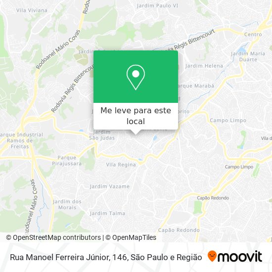Rua Manoel Ferreira Júnior, 146 mapa