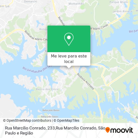 Rua Marcílio Conrado, 233,Rua Marcílio Conrado mapa