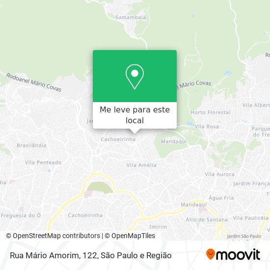 Rua Mário Amorim, 122 mapa
