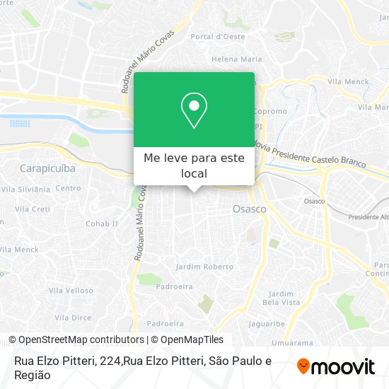 Rua Elzo Pitteri, 224,Rua Elzo Pitteri mapa
