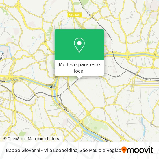 Babbo Giovanni - Vila Leopoldina mapa