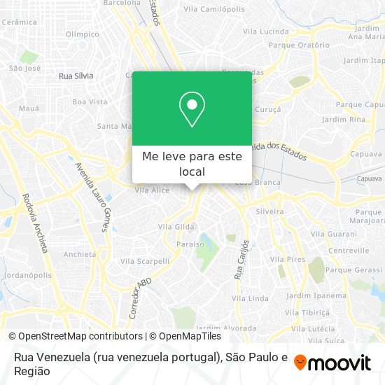 Rua Venezuela (rua venezuela portugal) mapa