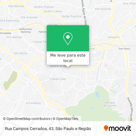 Rua Campos Cerrados, 43 mapa