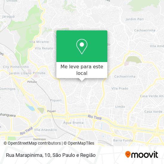 Rua Marapinima, 10 mapa