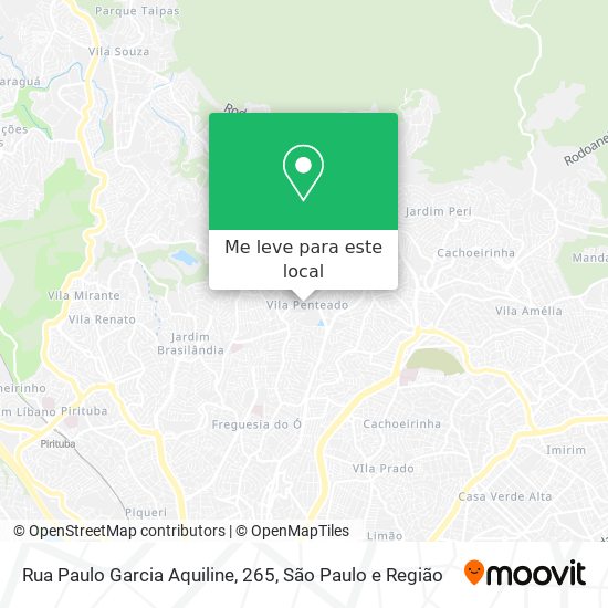 Rua Paulo Garcia Aquiline, 265 mapa