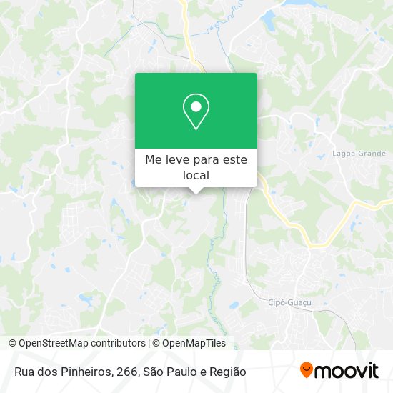 Rua dos Pinheiros, 266 mapa