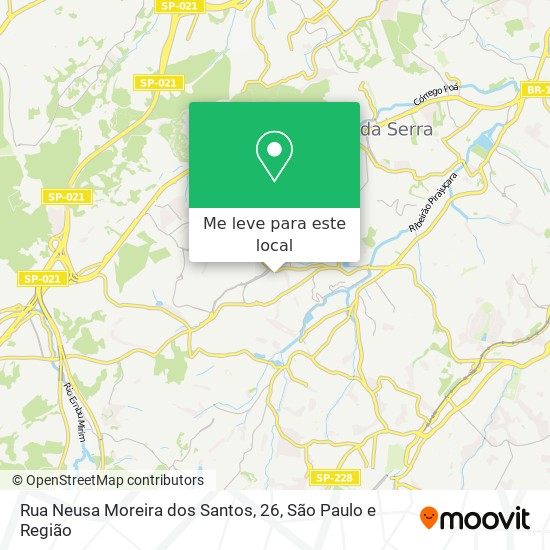 Rua Neusa Moreira dos Santos, 26 mapa