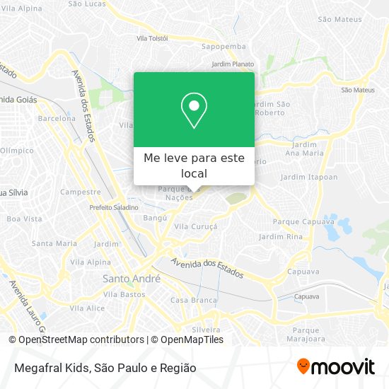 Megafral Kids mapa