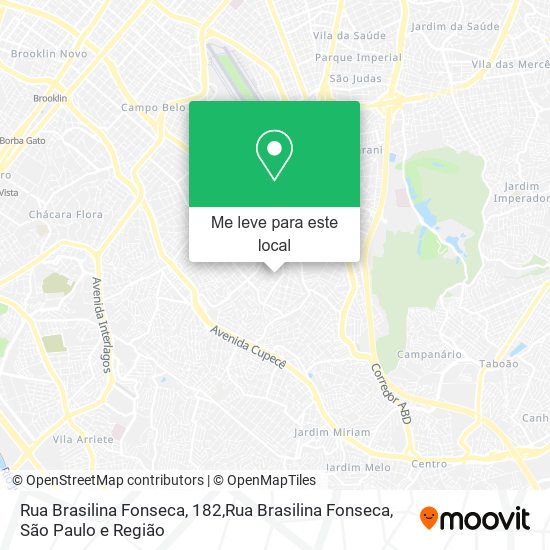 Rua Brasilina Fonseca, 182,Rua Brasilina Fonseca mapa