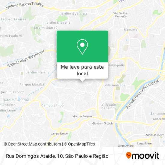 Rua Domingos Ataide, 10 mapa