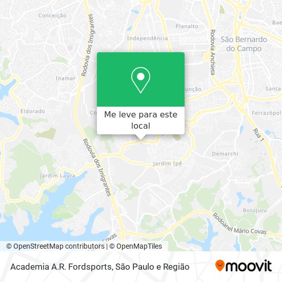 Academia A.R. Fordsports mapa