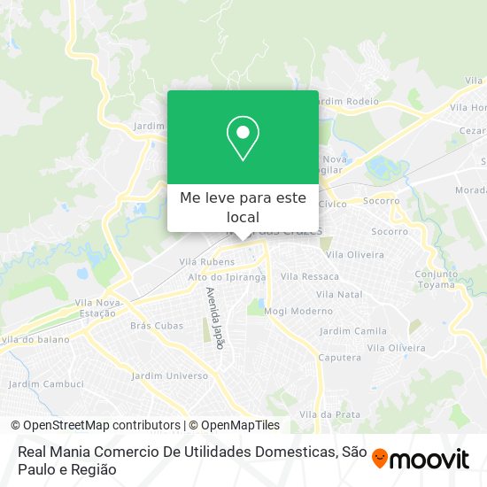 Real Mania Comercio De Utilidades Domesticas mapa