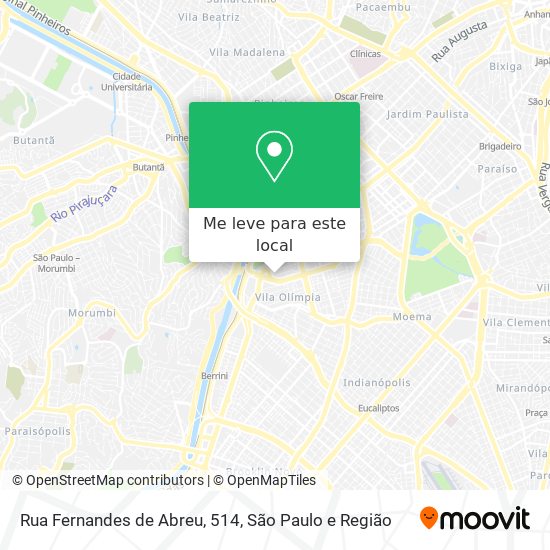 Rua Fernandes de Abreu, 514 mapa