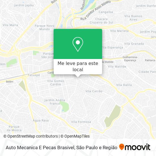 Auto Mecanica E Pecas Brasivel mapa