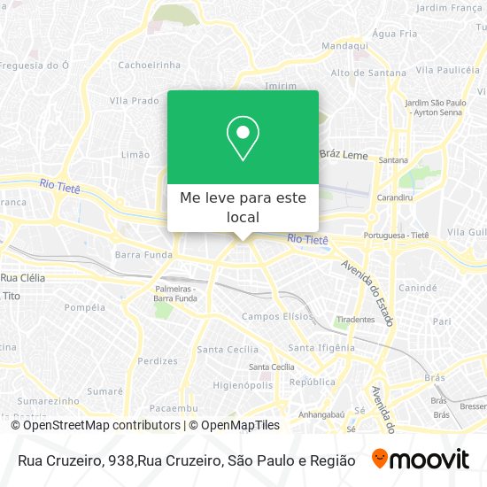 Rua Cruzeiro, 938,Rua Cruzeiro mapa