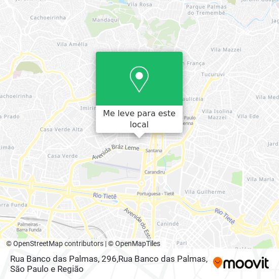Rua Banco das Palmas, 296,Rua Banco das Palmas mapa